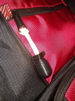 Bomb shaped Zipper Pull for 550 paracord