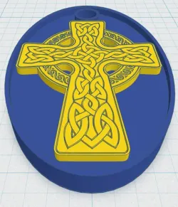 Celtic Cross Keytag 20