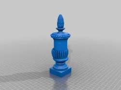 Church steeple finial