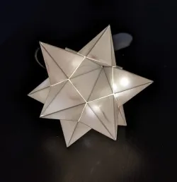 Clip-together star ornament