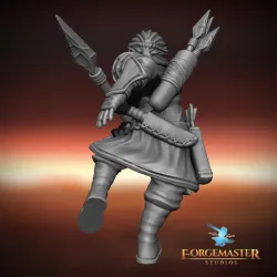 Crimson Targe Spear Pose 05