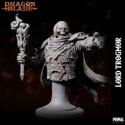 Death knight Boss Lord Trogmor - Bust- August 2023 - DRAGONBLADE-  MASTERS OF DUNGEONS QUEST