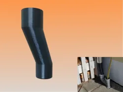 DN50 Adapter for DN60 Rainwater Pipe