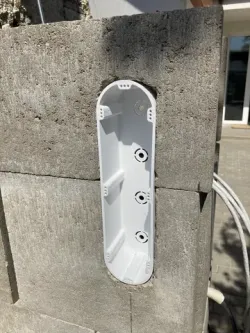 Electrical box for double and triple Loxone Mounting Bracket