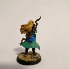 Elf Female Bard - RPG Hero Character D&D 5e - Titans of Adventure Set 03