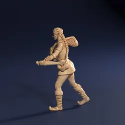 Elvish Thief with Braid  (Cut Throat Alley)
