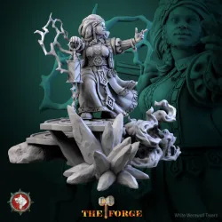 Ferrag Runemaster 32mm and 75mm pre-supported + dnd 5e stats block