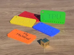 Filament Samples for ABS, PLA, PETG, TPU and other materials