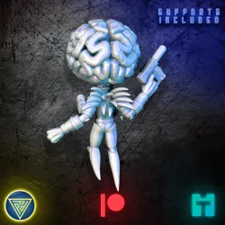 Floating Brain Soldiers Set