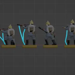 German Infantry WW1  15mm Scale