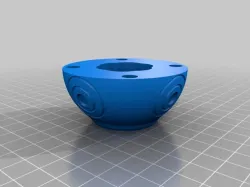 Ghost Body Front w/ Magnets - Original 6 Petal LED Tea Light