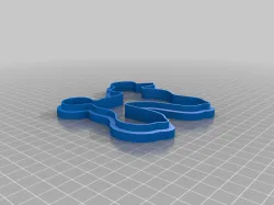 Gingerbread cookie cutter - poodle