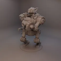 Goblin Bucket Fighter with Buzzsaw
