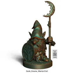 Gonk Gnome with Polearm