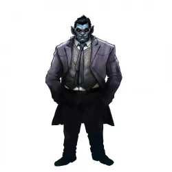 Half-Orc Investigator Miniature