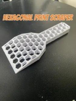 Hexagonal Print Scraper