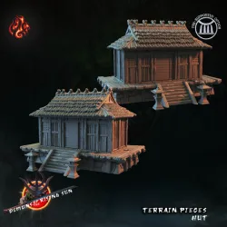 "Hobgoblin Temple Grounds" Scenery Pieces