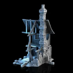 House in Ruins - Medieval Town Set