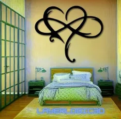 Infinity Heart Wall Art