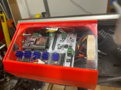 LowRider v3 / MPCNC Jackpot CNC Controller Board case with 25mm added room, and plexiglas window v1.0