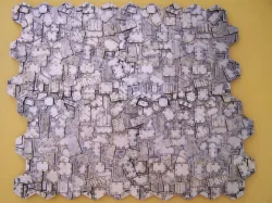 Metal Floor Tiles RPG Frosthaven Gloomhaven Mag Hex Steam Punk Repeating Pattern
