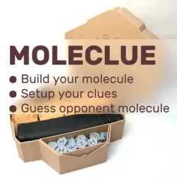 MOLECLUE – 3D Printable deduction boardgame