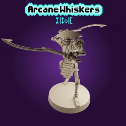 Nemesis combat android with Sandstorm khopesh