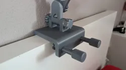 Nintendo Switch headboard mount stronger clamp, double knob