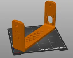 OpenSlider V0.4 z-axis-frame1 and feet, cut to fit on the Prusa Mini