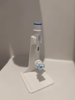 Oral b head stand with dripping tray.