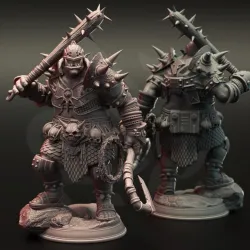 Orc War Captain - Bruz the Basher