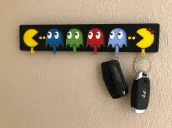 Pac Man Key Holder No MU Required - magnets added