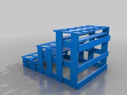 Paint rack for 2 oz bottles