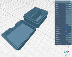Parametric box with lid