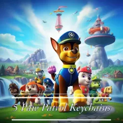 Paw Patrol keychain! 5 different characters! Follow Please!
