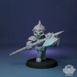 Pig Skeleton Infantry (pre-supported included, 25mm)