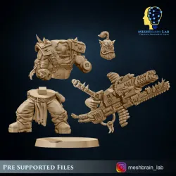 Pirate Ork With Big Bada Boom Weapon_2