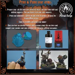 Pumpkin Clan Goblins (Henchmen + Heroes) - Modular/Presupported