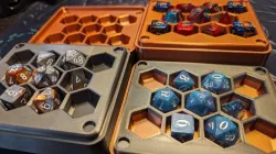 Rectangular Magnetic Stacking Dice Box For Custom Logos
