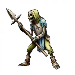 Skeleton Warrior Miniature