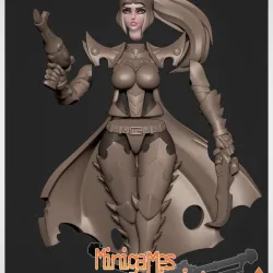 Space elf archon anime figurine