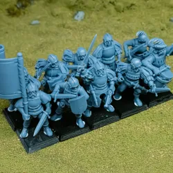 Sunland Troops with swords - Highlands Miniatures