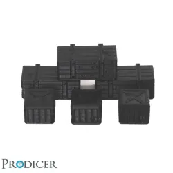 Tabletop terrain sci-fi pipes, boxes and barricades by PRODICER