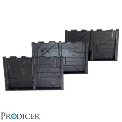Tabletop terrain sci-fi walls and barriers by PRODICER