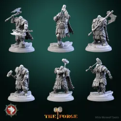 'The Forge' July Release 37 STL's miniatures pre-supported