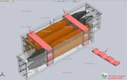 TIGER TANK AMMO BRACKET.(STL-35)
