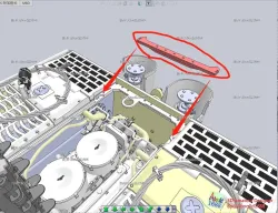 TIGER TANK ENGINE COVER ARM.(STL-1/35)