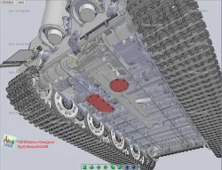 TIGER TANK LOWER HULL COVER FOR ALL TYPE.(STL-35)
