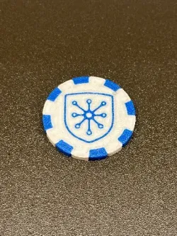 University of West Florida Center for Cybersecurity Poker Chip and Medallion