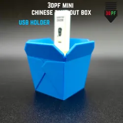 USB Holder Mini Chinese Takeout Box